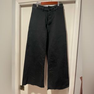 Zara High-Waisted Sailor (Marine) Jeans